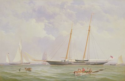 Ritratto dello Schooner da 110 Ton Royal Yacht Squadron 